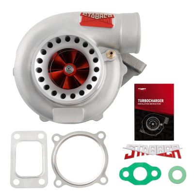 GT35 GT3582 Anti Surge Cast Turbine T3 4-Bolt 3.0L-6.0L  Water Cooled Universal Billet Turbo Turbocharger