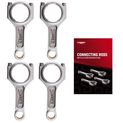 Subaru Impreza WRX STI EJ20 EJ22 EJ25 Engine 5.137" I-Beam Forged 4340 Connecting Rods Conrods+ARP Bolts