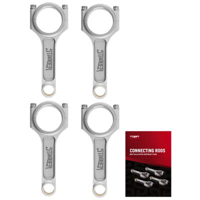 Ford Ecoboost Engine 2.3L 0.886" I-Beam Forged 4340 Connecting Rods Conrods+ARP Bolts