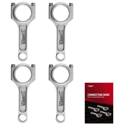 Honda K20 K20A2 K20Z1 K20Z3 I-Beam Forged 4340 Connecting Rods Conrods+ARP Bolts